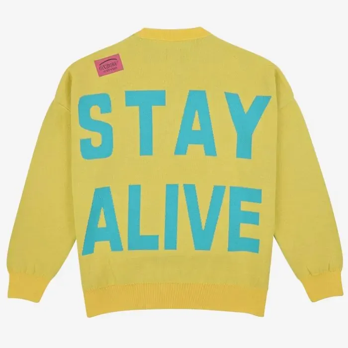 Oxbow Sweater MenWomen Collector Sweater Alexandre 8211 Citron
