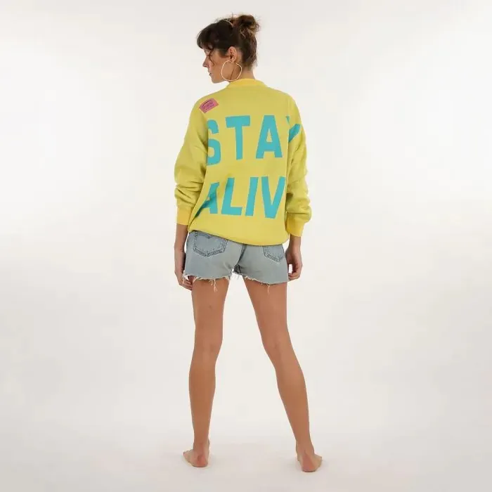 Oxbow Sweater MenWomen Collector Sweater Alexandre 8211 Citron