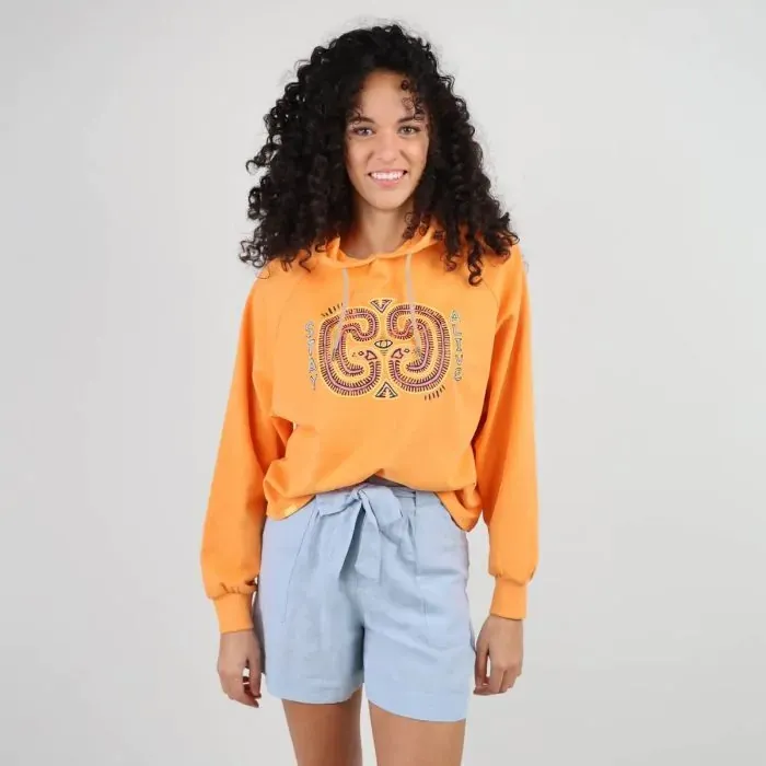 Oxbow Sweatshirt Women Sweatshirt Sargas 8211 Tangerine