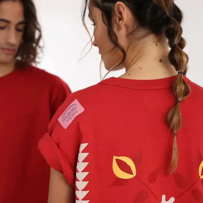Oxbow TeeShirt MenWomen Collector TeeShirt Isabelle 8211 Deep Red
