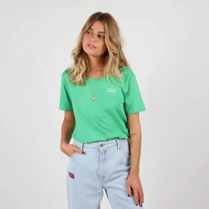 Oxbow TeeShirt Top Women TeeShirt Tartas 8211 Seaweed