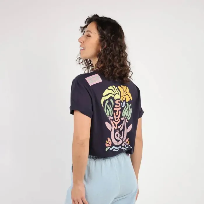 Oxbow TeeShirt Top Women TeeShirt Tobab 8211 Deep Marine
