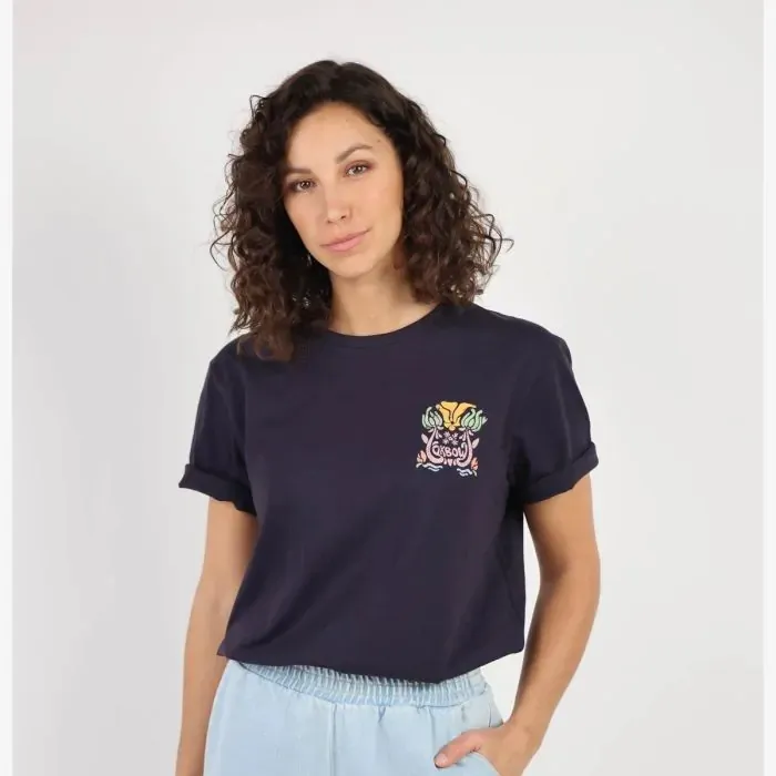 Oxbow TeeShirt Top Women TeeShirt Tobab 8211 Deep Marine