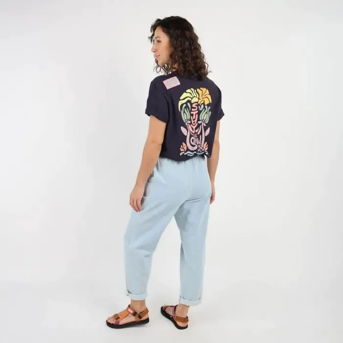 Oxbow TeeShirt Top Women TeeShirt Tobab 8211 Deep Marine