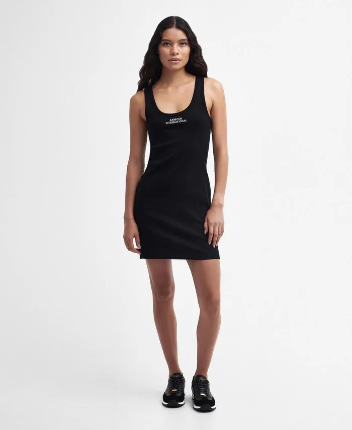 Ozanne Mini Dress Oat Women Barbour Dresses and Skirts