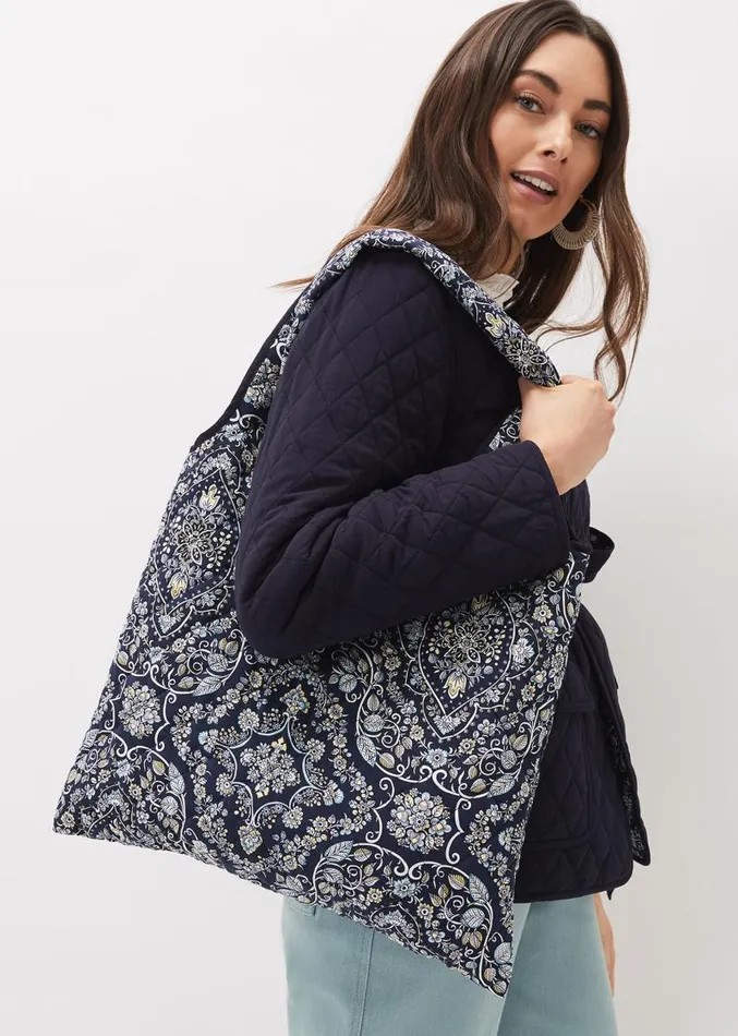Paisley Print Quilted Shopper Bag Multicoloured Women Phase Eight Bags and Clutches