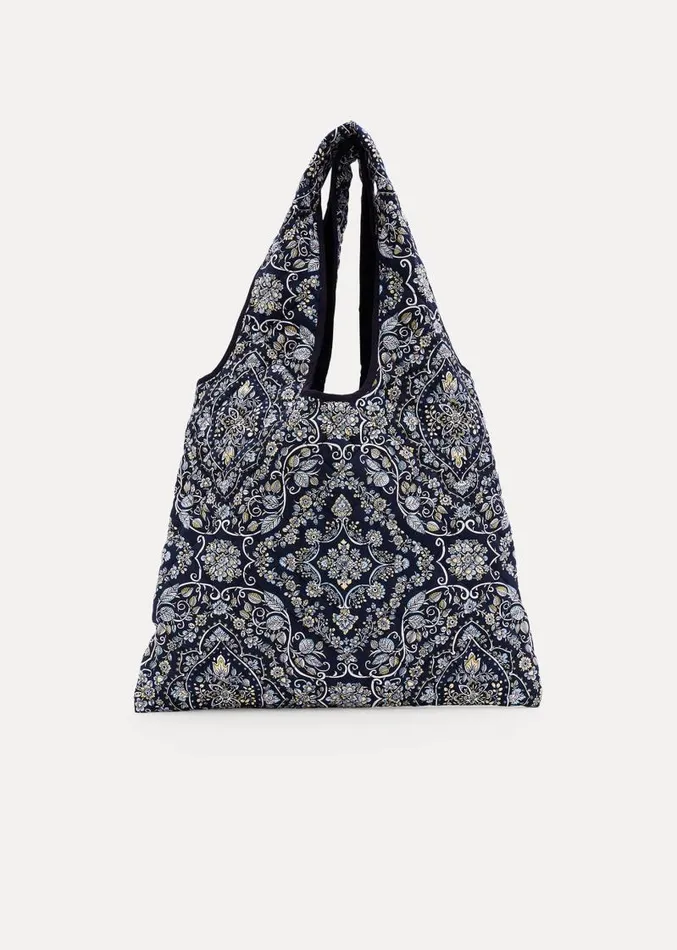 Paisley Print Quilted Shopper Bag Multicoloured Women Phase Eight Bags and Clutches Paisley Print Quilted Shopper Bag Multicoloured Women Phase Eight Bags and Clutches