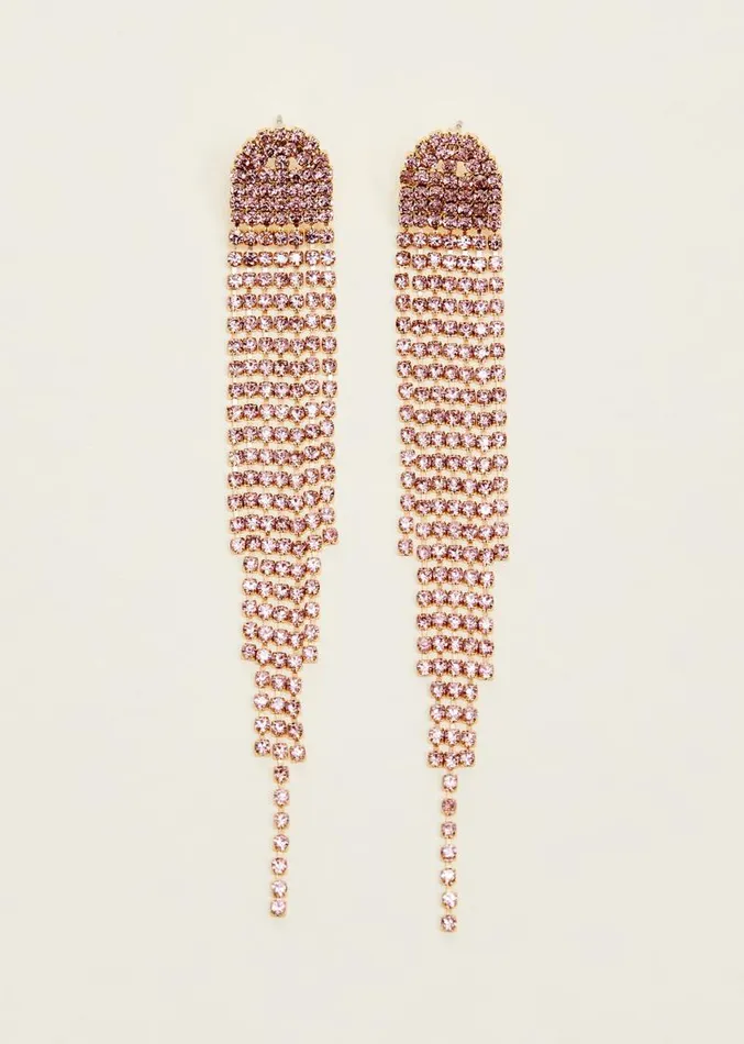 Pink Drop Earrings Pale Pink Women Phase Eight Jewellery