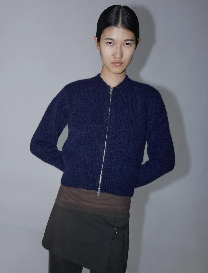 Plaisir Zip Navy Women Paloma Wool Knits