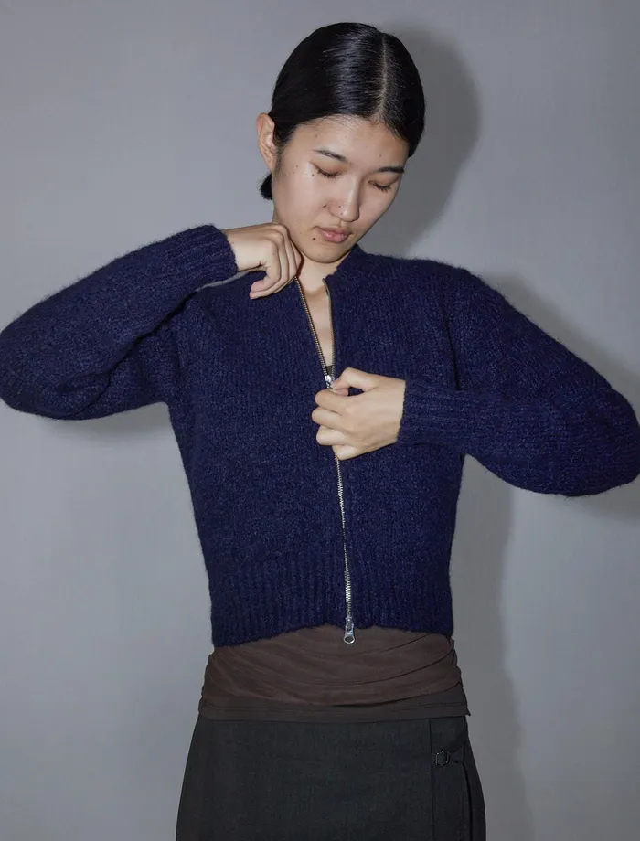 Plaisir Zip Navy Women Paloma Wool Knits