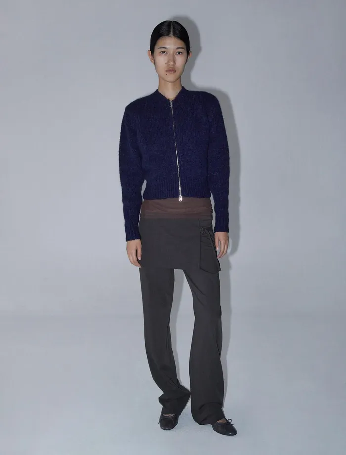 Plaisir Zip Navy Women Paloma Wool Knits