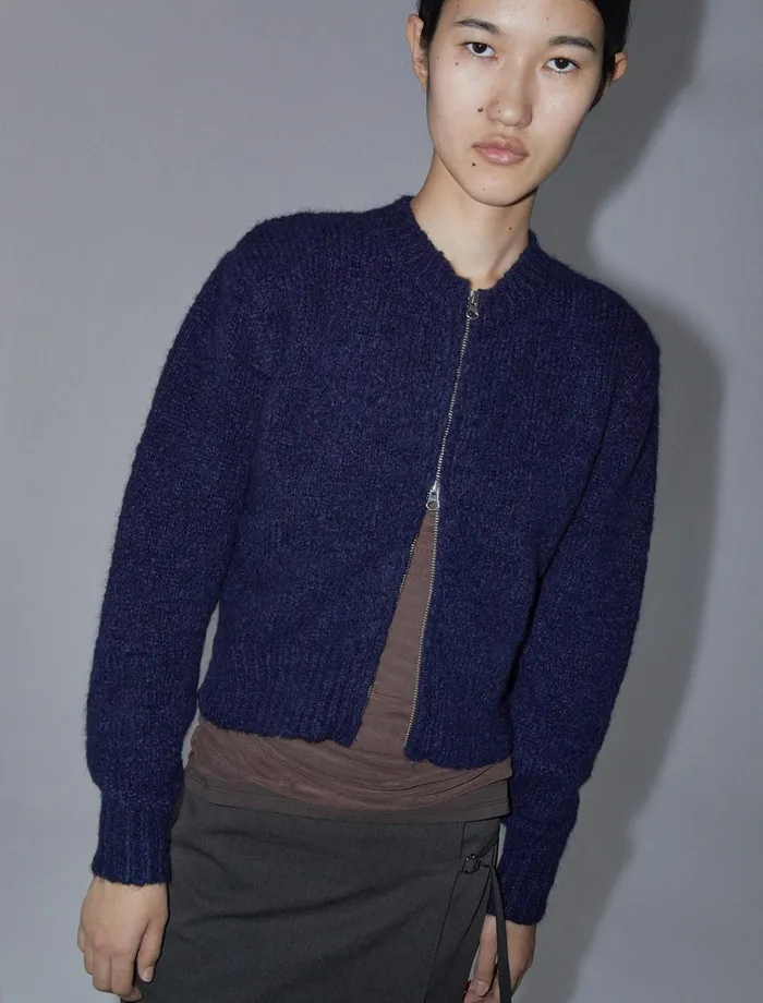 Plaisir Zip Navy Women Paloma Wool Knits