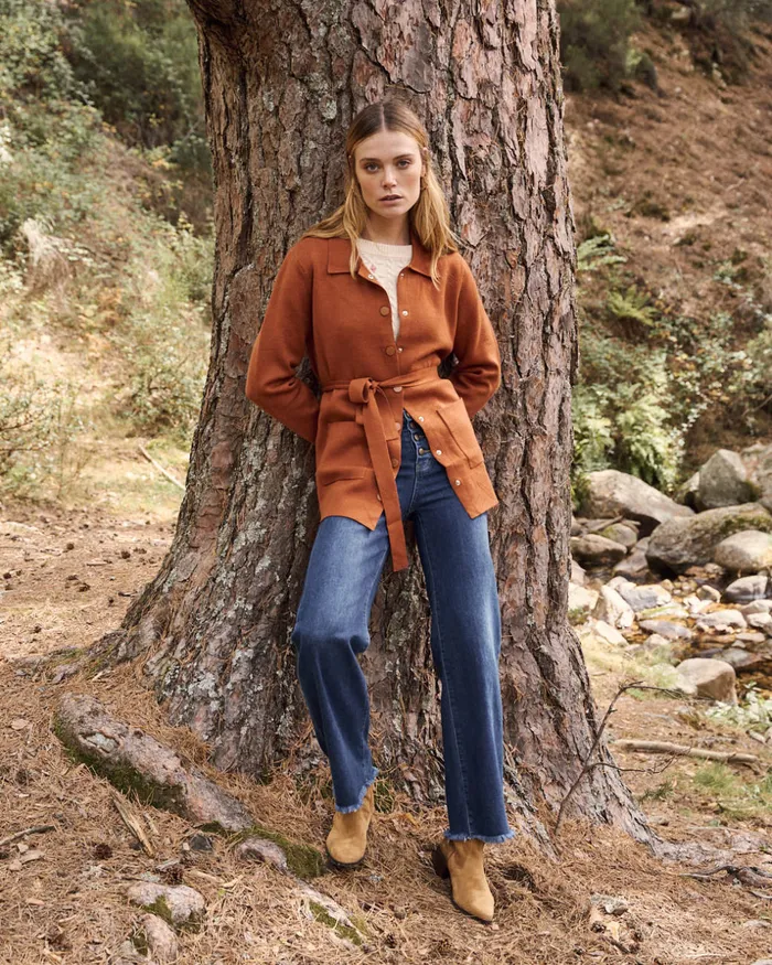 Polin Et Moi Cuca Pocket Coat Leather Women Blazer And Jackets