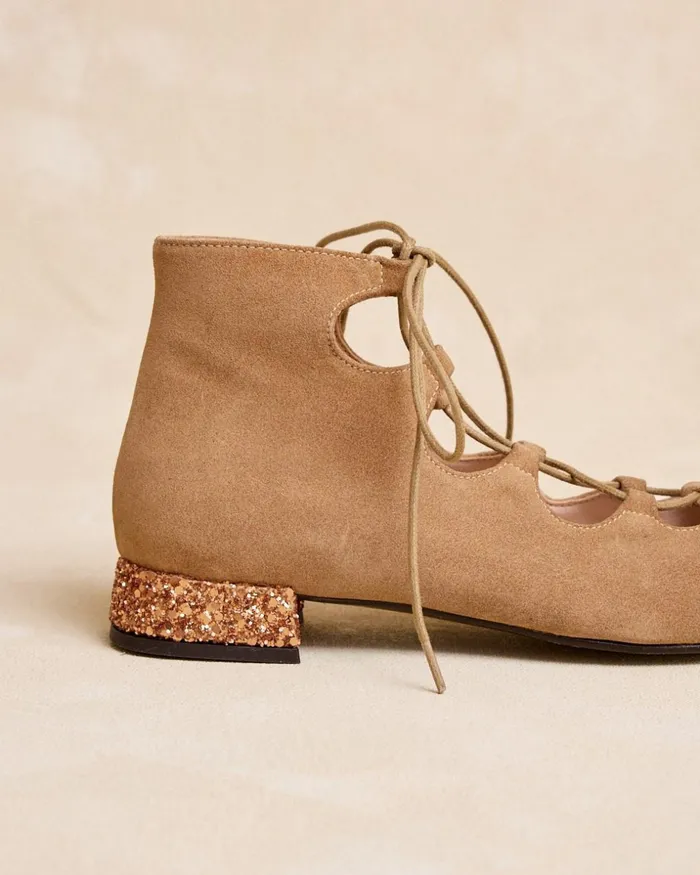 Polin Et Moi Galena LaceUp Ankle Boots Camel Women Ankle Boots Polin Et Moi Galena LaceUp Ankle Boots Camel Women Ankle Boots