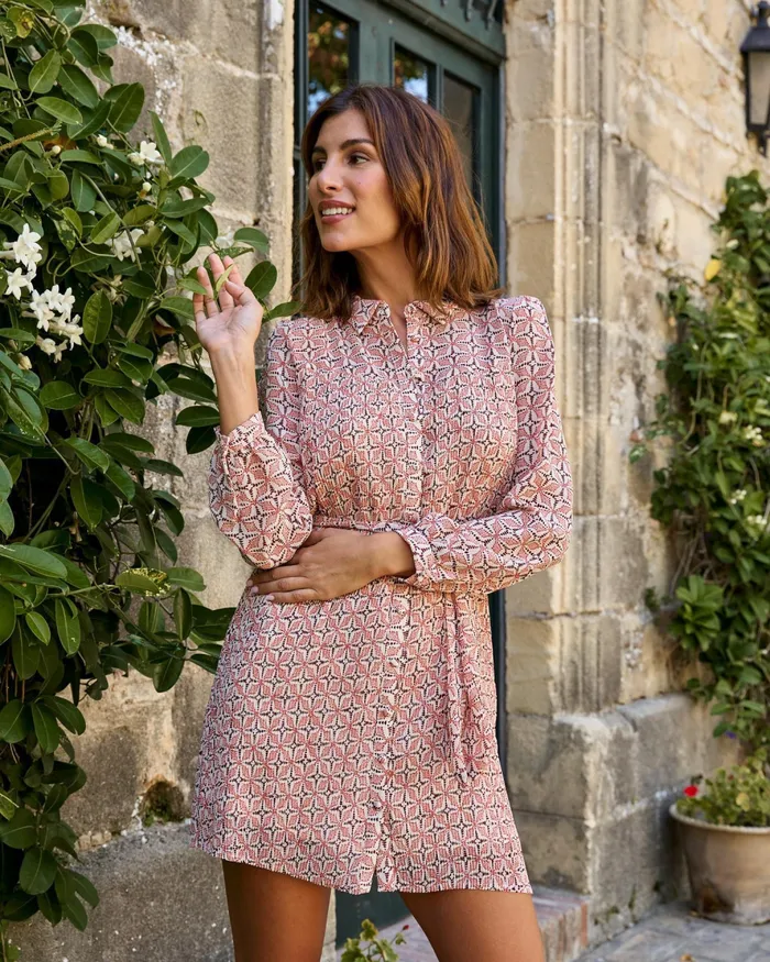 Polin Et Moi Geometric Dress Isabella Tile Women Dresses And Jumpsuits