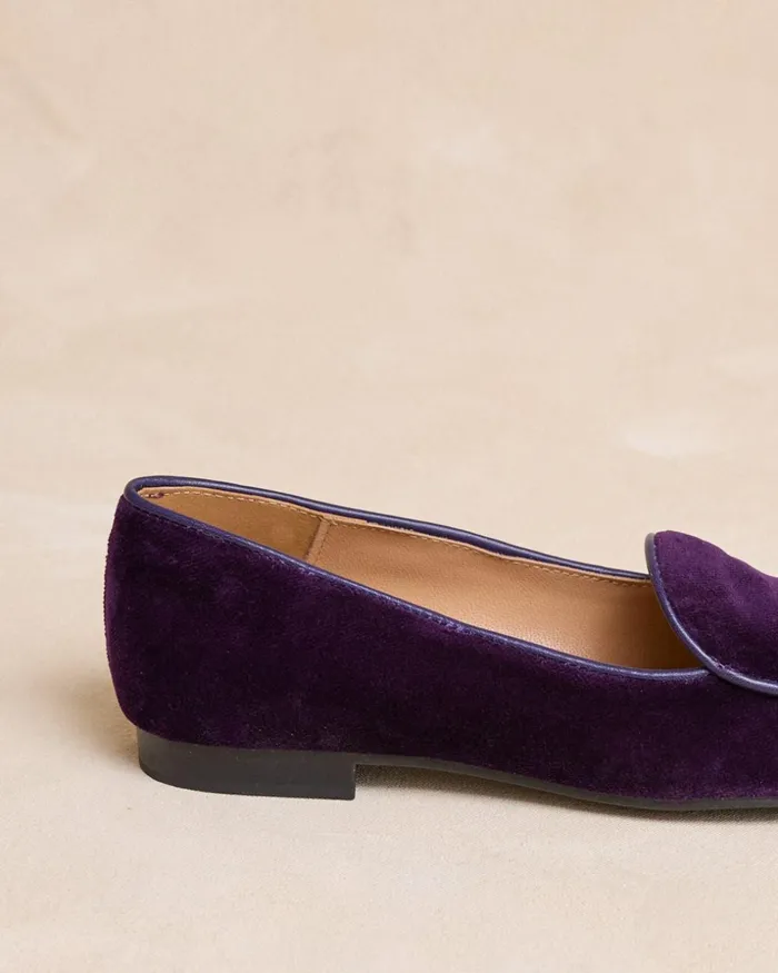 Polin Et Moi Gilmena Low Moccasin Purple Women Moccasins Polin Et Moi Gilmena Low Moccasin Purple Women Moccasins