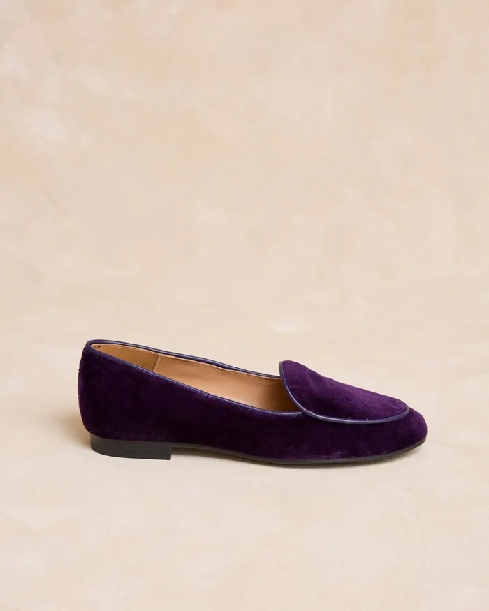 Polin Et Moi Gilmena Low Moccasin Purple Women Moccasins Polin Et Moi Gilmena Low Moccasin Purple Women Moccasins