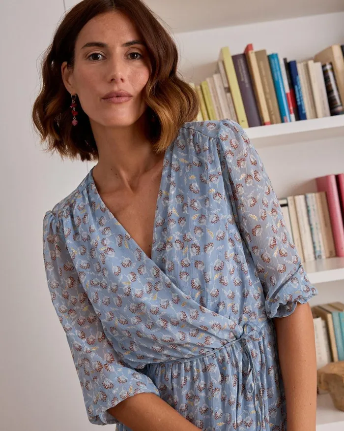 Polin Et Moi Jessenia CrossOver Dress Celestial Women Dresses And Jumpsuits Polin Et Moi Jessenia CrossOver Dress Celestial Women Dresses And Jumpsuits