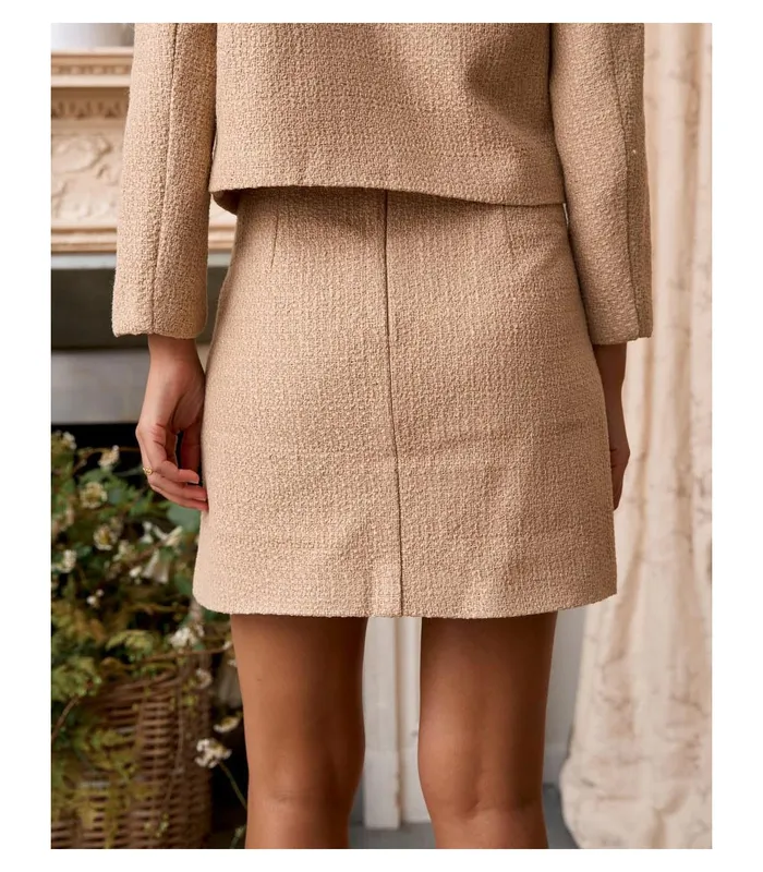 Polin Et Moi Kavive Pocket Skirt Beige Women Skirts Polin Et Moi Kavive Pocket Skirt Beige Women Skirts