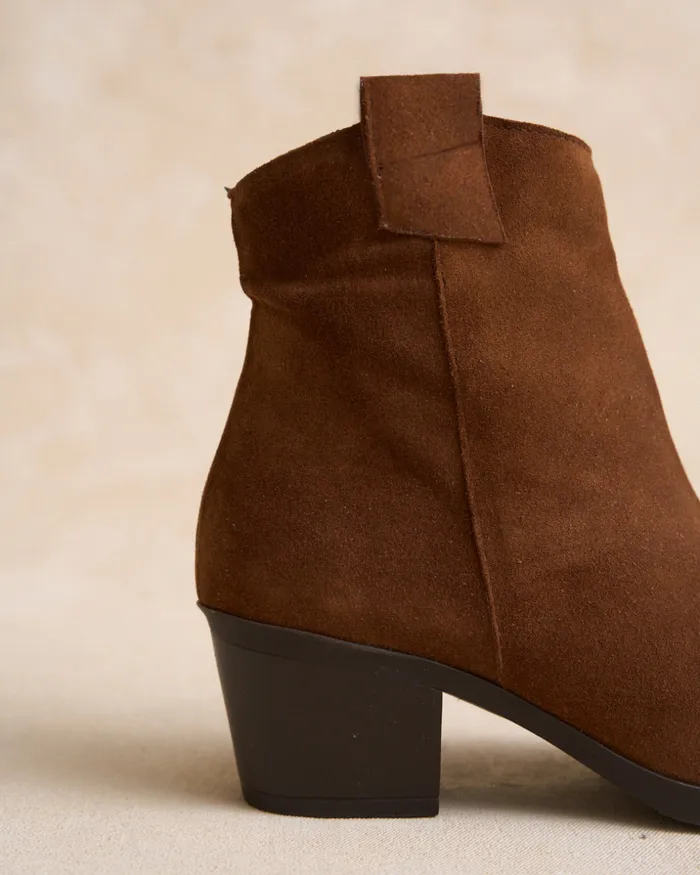 Polin Et Moi Liara Heel Ankle Boots Leather Women Ankle Boots Polin Et Moi Liara Heel Ankle Boots Leather Women Ankle Boots