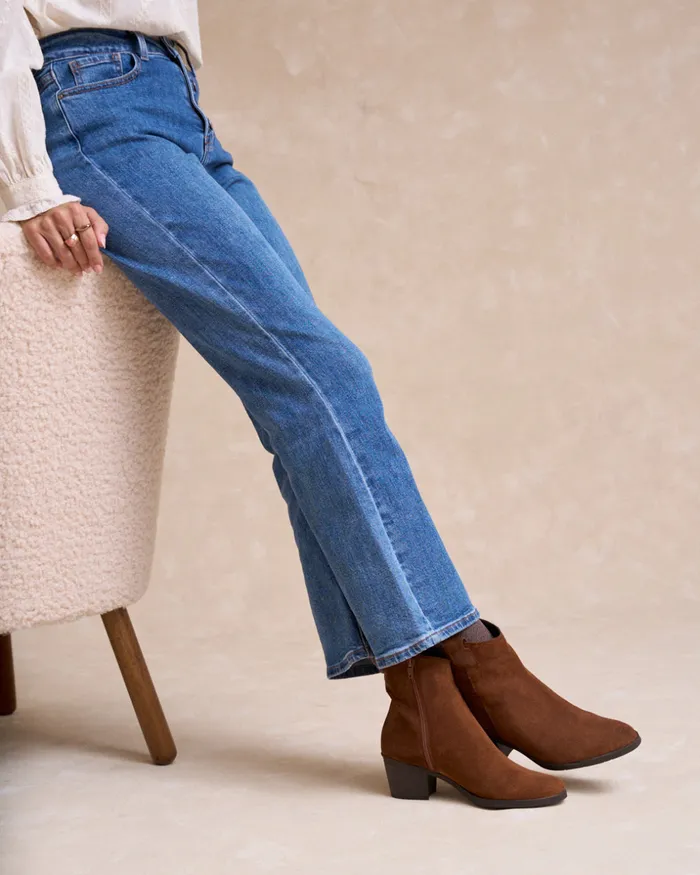 Polin Et Moi Liara Heel Ankle Boots Leather Women Ankle Boots Polin Et Moi Liara Heel Ankle Boots Leather Women Ankle Boots