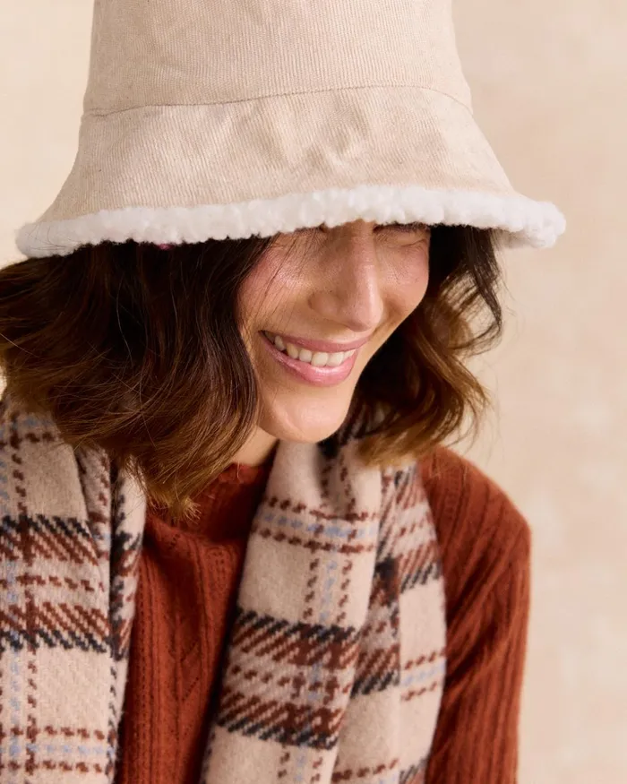 Polin Et Moi Palm Shearling Hat Nude Women Hats And Scarves Polin Et Moi Palm Shearling Hat Nude Women Hats And Scarves