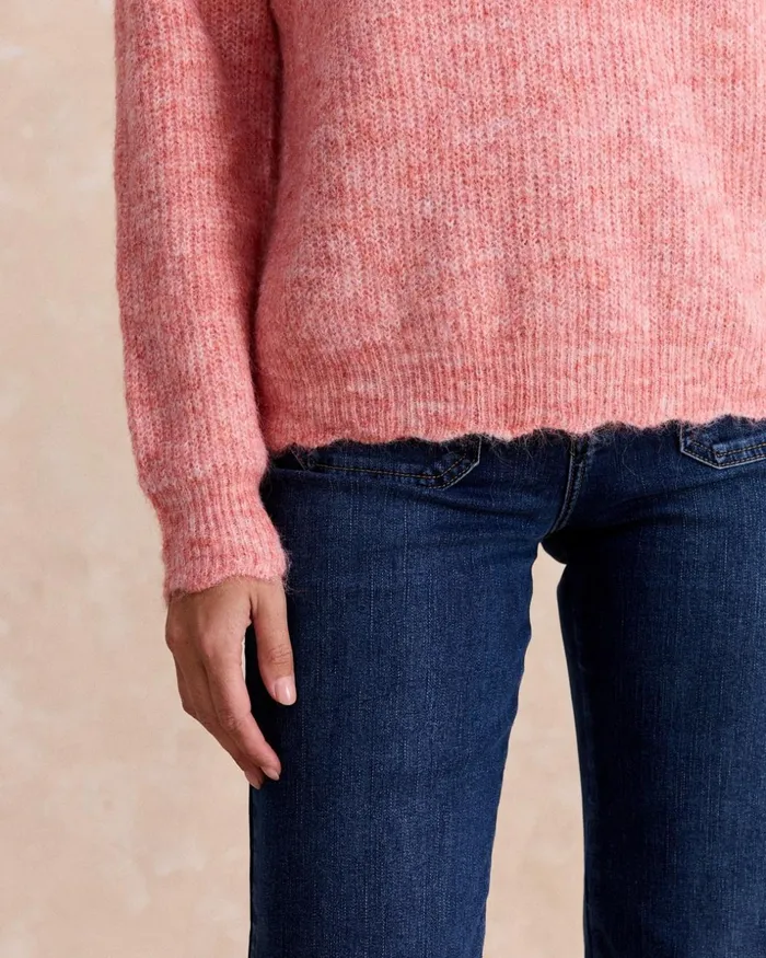 Polin Et Moi Sweater Covi Buttons Peach Women Cardigans And Sweaters Polin Et Moi Sweater Covi Buttons Peach Women Cardigans And Sweaters