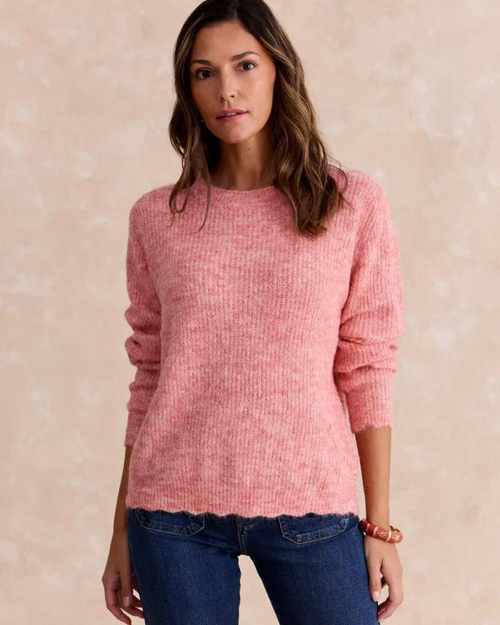 Polin Et Moi Sweater Covi Buttons Peach Women Cardigans And Sweaters Polin Et Moi Sweater Covi Buttons Peach Women Cardigans And Sweaters