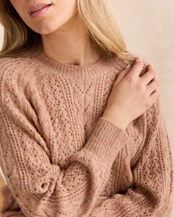 Polin Et Moi Sweater Knitted Alegri Camel Women Cardigans And Sweaters Polin Et Moi Sweater Knitted Alegri Camel Women Cardigans And Sweaters