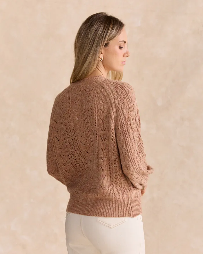 Polin Et Moi Sweater Knitted Alegri Camel Women Cardigans And Sweaters Polin Et Moi Sweater Knitted Alegri Camel Women Cardigans And Sweaters