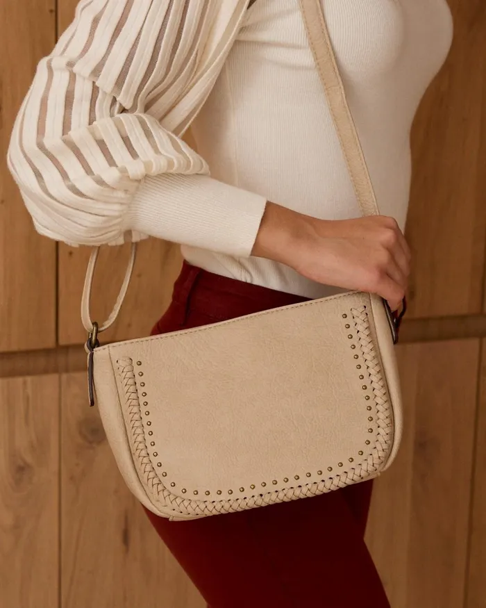 Polin Et Moi Trencia Shoulder Bag Taupe Women Bags