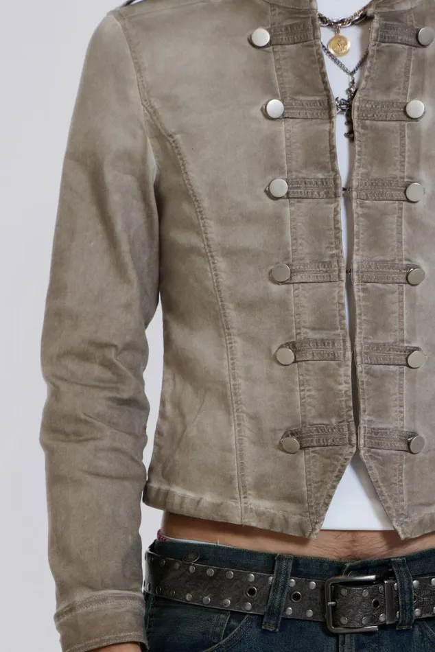 Rebel Jacket Beige Men Jaded London Rebel Jacket Beige Men Jaded London
