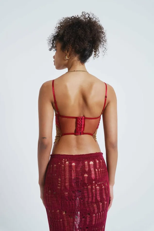 Red Lorelai Corset Red Women Jaded London Corsets