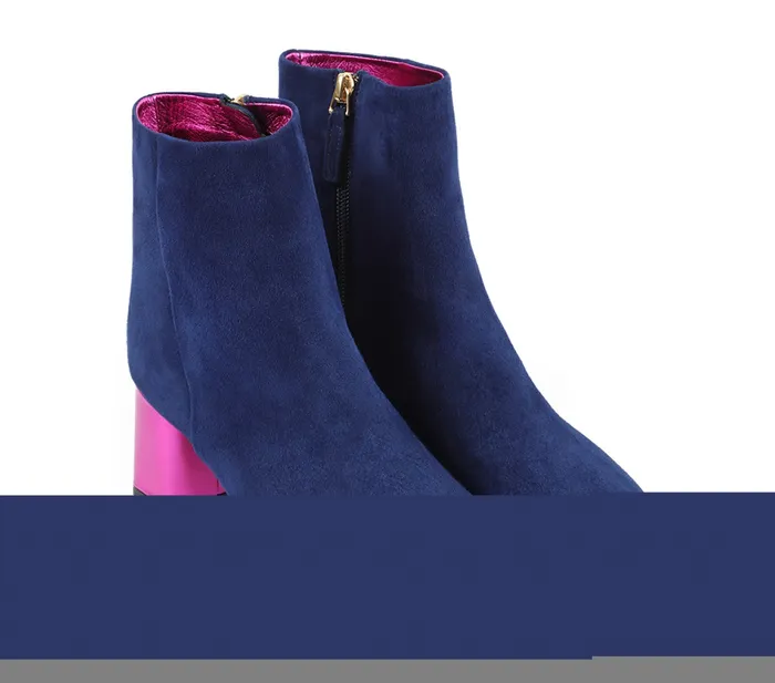 Repetto Womens Boots and Ankle Boots Melo Boots Classic Blue And Pink Online