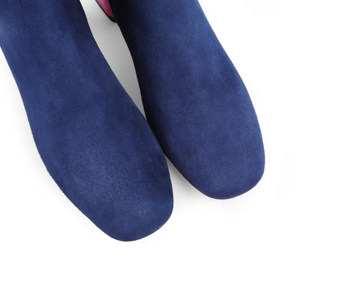 Repetto Womens Boots and Ankle Boots Melo Boots Classic Blue And Pink Online