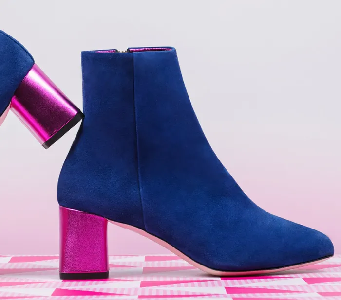 Repetto Womens Boots and Ankle Boots Melo Boots Classic Blue And Pink Online