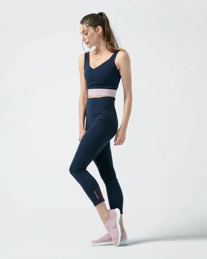 Repetto Womens Bras and Leggings HighStretch Structured Leggings Navy Blue
