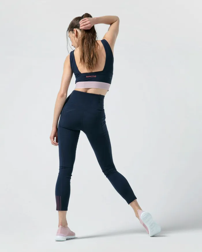 Repetto Womens Bras and Leggings HighStretch Structured Leggings Navy Blue