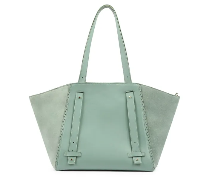 Repetto Womens Handbags Double Vie Bag Jade Green Gift for Friend