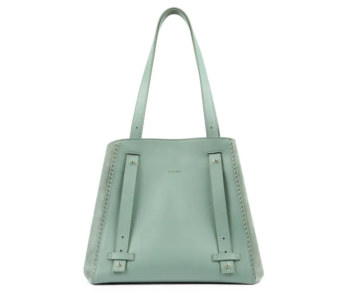 Repetto Womens Handbags Double Vie Bag Jade Green Gift for Friend