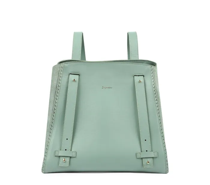 Repetto Womens Handbags Double Vie Bag Jade Green Gift for Friend