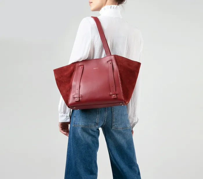 Repetto Womens Handbags Double Vie Bag Jade Green Gift for Friend