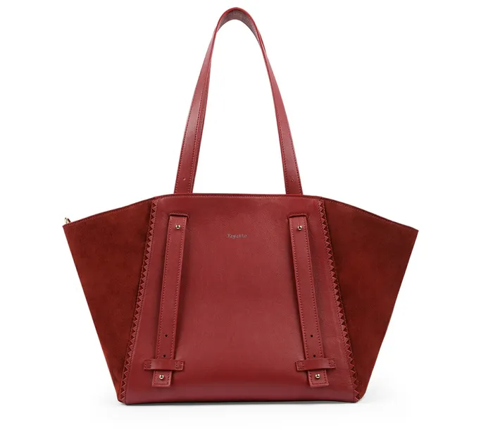Repetto Womens Shoulder Bags Double Vie Bag Carmine Red Cheap On Sale
