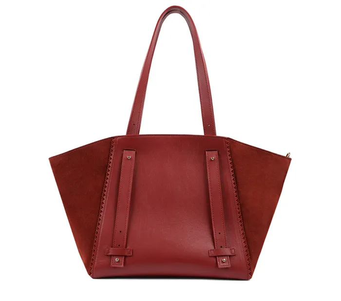 Repetto Womens Shoulder Bags Double Vie Bag Carmine Red Cheap On Sale