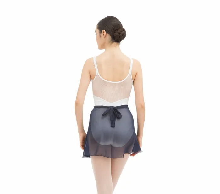 Repetto Womens Skirts Short Chiffon Skirt Midnight Blue