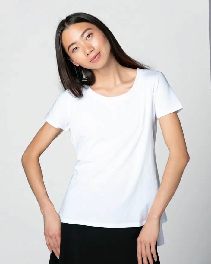 Repetto Womens Tops and TShirts Long TShirt To Tighten White Gift for Friend