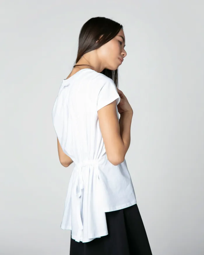 Repetto Womens Tops and TShirts Long TShirt To Tighten White Gift for Friend