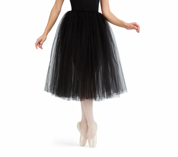 Repetto Womens Tutus and Skirts Rehearsal Tulle Skirt Black