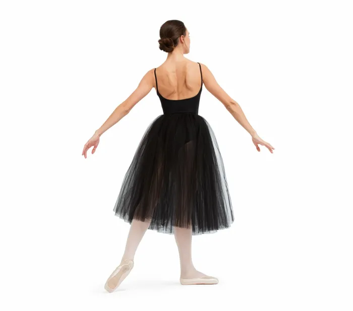 Repetto Womens Tutus and Skirts Rehearsal Tulle Skirt Black