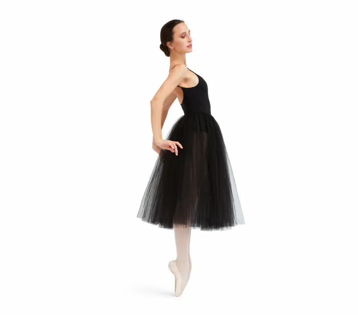 Repetto Womens Tutus and Skirts Rehearsal Tulle Skirt Black